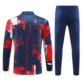Paris Saint-Germain Trainings Sweatshirt Quarter-Zip 2024-25 Röd